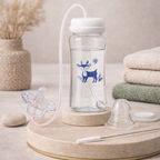 BabySip™ – Biberon Main Libre 3-en-1 pour Bébé Momy Zen