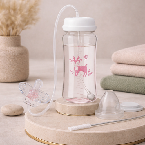 BabySip™ – Biberon Main Libre 3-en-1 pour Bébé Momy Zen