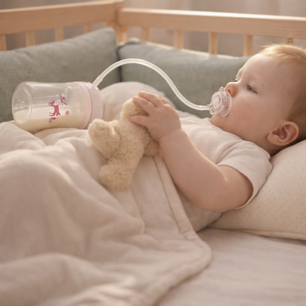 BabySip™ – Biberon Main Libre 3-en-1 pour Bébé Momy Zen