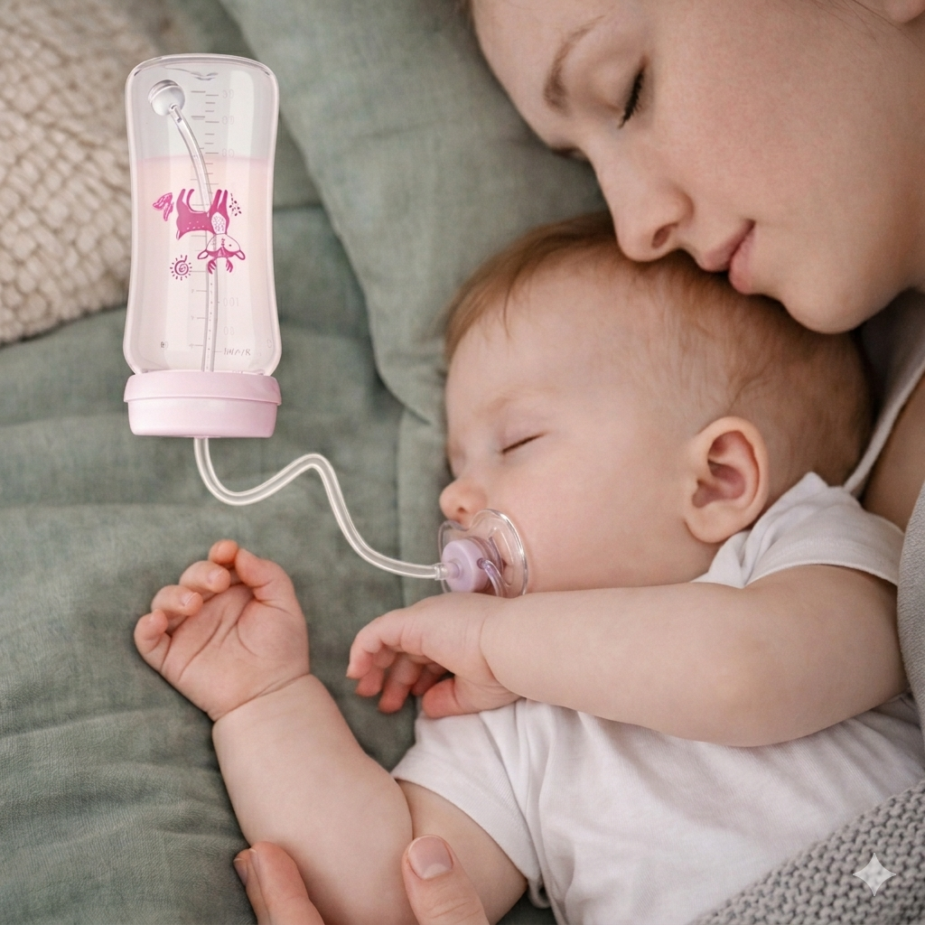 BabySip™ – Biberon Main Libre 3-en-1 pour Bébé Momy Zen