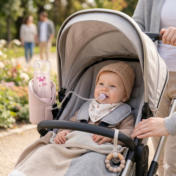 BabySip™ – Biberon Main Libre 3-en-1 pour Bébé Momy Zen